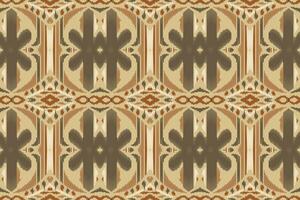 ikat floral cachemir bordado antecedentes. ikat textura geométrico étnico oriental modelo tradicional. ikat azteca estilo resumen diseño para impresión textura,tela,sari,sari,alfombra. vector