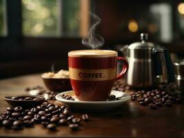 coffee day,ai generative photo