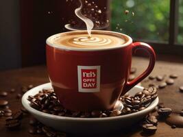 coffee day,ai generative photo