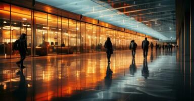 Concourse Velocity - The Rapid Pulse of Travel photo