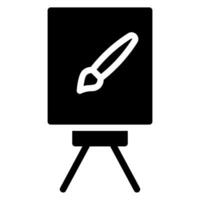 painting glyph icon vector