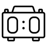 timer line icon vector