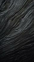 Black wooden surface texture background. ai generated photo