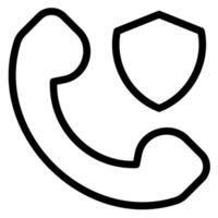 contact line icon vector