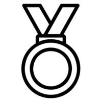 medal line icon vector