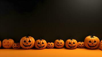 halloween pumpkin background template banner photo