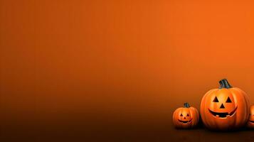 halloween pumpkin background template banner photo