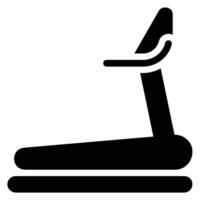 treadmill glyph icon vector