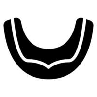 mouth guard glyph icon vector