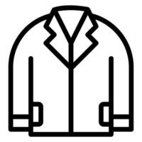 lab coat line icon vector