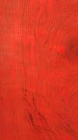 Red wooden surface texture background. ai generated photo