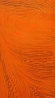 Orange wooden surface texture background. ai generated photo