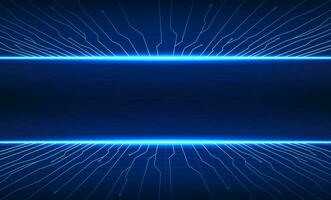 Technology circuit board technology background with grid lines Increases the brightness and attractiveness. Vector technology illustration is highlighted in blue tones. Suitable for high tech