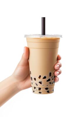 iced boba drink isolated on transparent background ,fresh drink in a  plastic cup ,generative ai 30739954 PNG