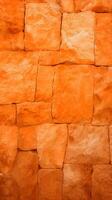 Orange stone wall texture background. ai generated photo