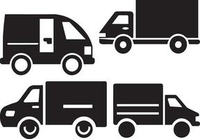 Delivery car vector Icon pack illustration