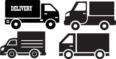 Delivery car vector Icon pack illustration