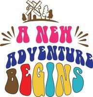 Adventure  t-shirt design vector