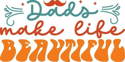 Fathers Day t-shirt design file vector