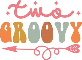 Groovy t-shirt design file vector