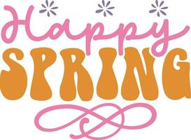 Spring  t-shirt design file vector