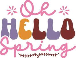 Spring  t-shirt design file vector