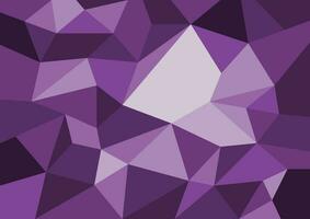 Polygonal low poly purple color. Abstract mosaic background for web banner, poster, flyer and brochure. vector