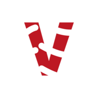 v brief logo of v tekst logo en v woord logo ontwerp. png