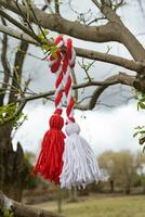 martisor traditional decoration for the day of baba marta photo