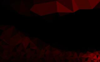 Dark Red vector shining hexagonal background.