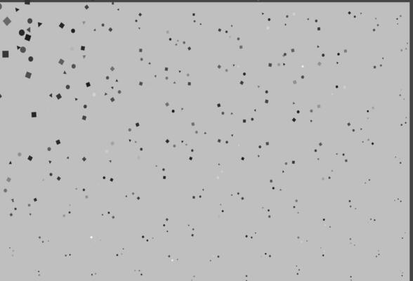 Light Silver, Gray vector texture in poly style with circles, cubes.