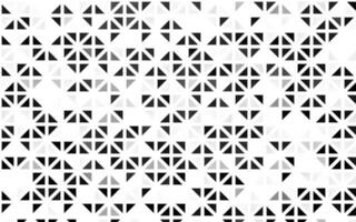 textura transparente de vector negro claro en estilo triangular.