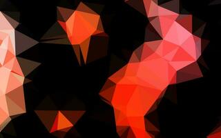 Light Red vector triangle mosaic cover.