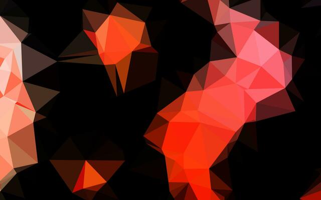 Light Red vector triangle mosaic cover.