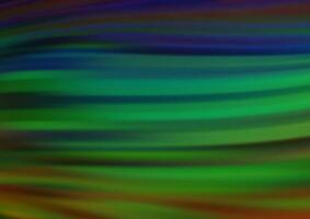 Dark Multicolor, Rainbow vector background with lamp shapes.