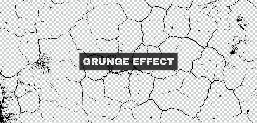 grunge effect on a white background