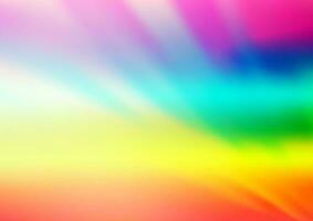 Light Multicolor, Rainbow vector blurred shine abstract pattern.