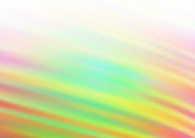 Light Multicolor, Rainbow vector abstract blurred template.