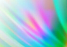 Light Multicolor, Rainbow vector template with bent ribbons.