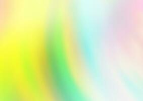 Light Multicolor, Rainbow vector background with liquid shapes.