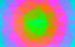 Light Multicolor, Rainbow vector abstract mosaic pattern.