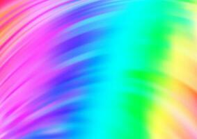 Light Multicolor, Rainbow vector template with abstract lines.