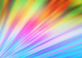 Light Multicolor, Rainbow vector blurred and colored template.