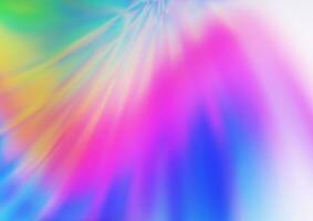 Light Multicolor, Rainbow vector blurred and colored template.