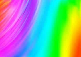 Light Multicolor, Rainbow vector template with abstract lines.