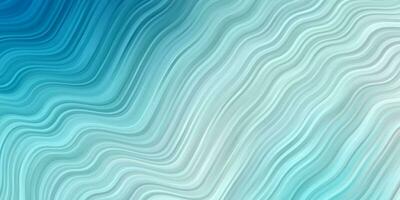 Light Blue, Green vector background with bent lines.