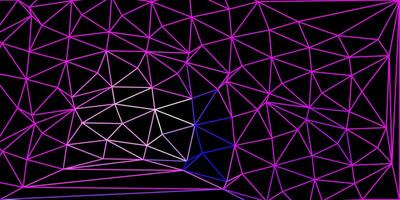 Light pink, blue vector abstract triangle pattern.