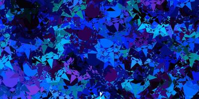 Light Pink, Blue vector texture with random triangles.