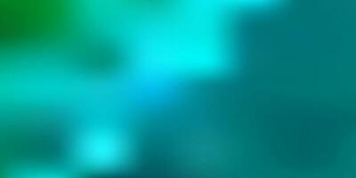 Light blue, green vector abstract blur texture.