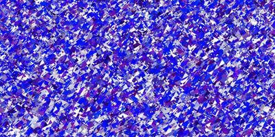 Light pink, blue vector pattern with polygonal shapes.
